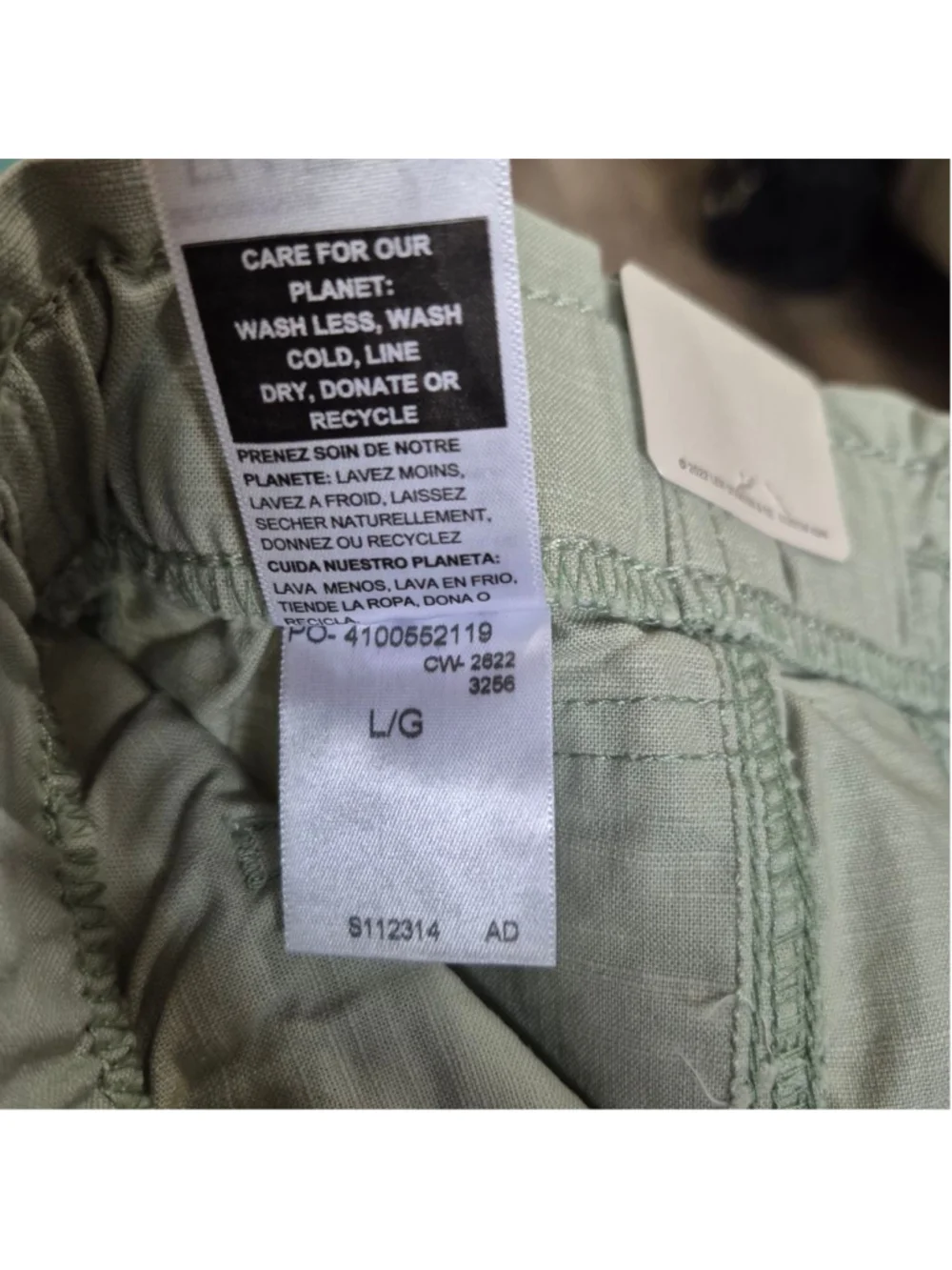 Girls Signature by Levi Strauss & Co. Light Green Shorts L
